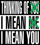 Artwork by Barbara Kruger on exhibition at The Art Institute of Chicago, Chicago, IL, September 19 - January 24, 2022, 101421
