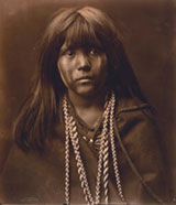 Photograph by Edward S. Curtis on exhibition at Western Spirit Scottsdale's Museum of the West in Scottsdale, Arizona, October 19 - April 30, 2022, 102421