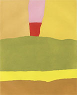 Print by Etel Adnan available from Leslie Sacks Gallery in Santa Monica, CA, 111821