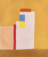 Print by Etel Adnan available from Leslie Sacks Gallery in Santa Monica, CA, Winter 2021, 122721