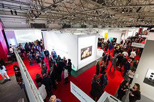 Interior view of Fog Design + Art, an art fair located in San Francisco, CA, January 20 - 23, 2022