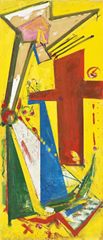Artwork by Hans Hofmann on exhibition at Miles McEnery Gallery in New York, Dec 9 - January 29, 2021, 010322