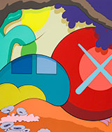 Artwork by Kaws on exhibition in Kaws Prints at High Museum of Art in Atlanta, through March 27, 2022, 123121