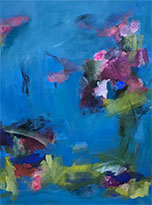 Ocean painting by Angela Dierks, title Going with the Flow, available from Zatista.com, 041822