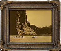 Vintage Goldtone by Edward Curtis, Canyon de Chelly available from Broschofsky Galleries, Ketchum, Idaho, May 2022, 042522