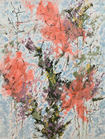 Botanica painting by David Skillicorn on exhibition at Chase Young Gallery in Boston, April 1 - May 14, 2022, 042522
