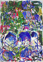 Painting by Joan Mitchell in retrospective exhibition at the Baltimore Museum of Art, March 6 - August 14, 2022, 030822