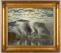 Painting in Minnesota Art and History auction sold at Revere Auctions in St. Paul, MN, April 27, 2022, 032822