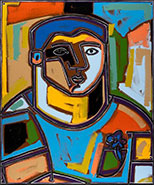 Paintings by America Martin on exhibition at TEW Galleries in Atlanta, April 29 - June 5, 2022, 051022