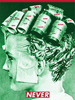 Artwork by Barbara Kruger on exhibition at Spruth Magers in Los Angeles, March 19 - July 16, 2022, 050722