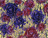 Abstract flower painting by Bill Stone, title, Quiver available from Zatista.com, 080822