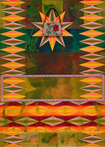 Artwork by Jeffrey Gibson is on exhibition at SITE Santa Fe in Santa Fe, New Mexico, May 6 - September 11, 2022, 051122