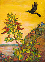 Painting by Kim Osgood on exhibiton at Harris Harvey Gallery in Seattle, June 2 - July 2, 2022, 052922