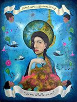 Artwork by Marcela Rodríguez Aguilar on exhibition at Minnesota Museum of American Art in St. Paul, Minnesota, March 19 - June 12, 2022, 050622