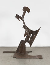 Sculpture by Mark di Suvero on exhibition at Paula Cooper Gallery in Palm Beach, Florida, April 15 - May 25, 2022, 050322