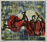 Print by Mary Lee Gray on exhibition at Archway Gallery in Houston, June 4 - July 6, 2022, 060722