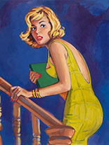 Artwork by Walter Robinson on exhibition at Charlie James Gallery in Los Angeles, June 11 - July 16, 2022, 061622