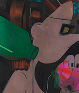 Painting by Ellen Berkenblit on exhibition at Corbett vs. Dempsey in Chicago, September 1 - October 8, 2022, 090422