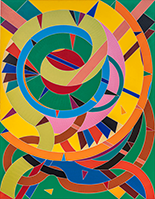 Painting by William T. Williams on exhibition at Michael Rosenfeld Gallery in New York, September 8 - November 5, 2022, 090222