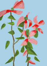 Flower print by Alex Katz available from Leslie Sacks Gallery in Santa Monica, CA, January 2023, 103123