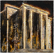 Artwork by Anselm Kiefer on exhibition at Marlborough Gallery in New York, November 12 - December 23, 2022, 111922