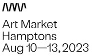Art Market Hamptons logo next fair August 10 - 13, 2023