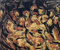 Abstract floral painting by Bill Stone, title, Thanksgiving available from Zatista.com, 101822