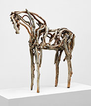 Horse sculpture by Deborah Butterfield available from Marlborough Gallery in New York, January 2023, 111922