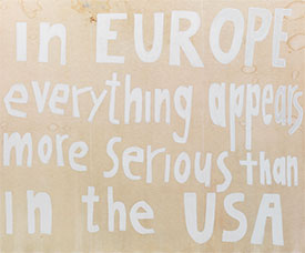Artwork by Michel Majerus on exhibition at ICA Miami in the Miami Design District, Florida, 110922