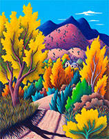 Artwork by Reina available from Fine Art New Mexico in Arroyo Seco, New Mexico, April 2022, 111222
