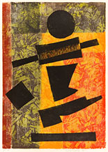 Print by Werner Drewes on exhibition at Davidson Galleries in Seattle, November 4 - December 31, 2022, 110222