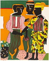 Artwork by Romare Bearden available from Jerald Melberg Gallery in Charlotte, NC, June 2023, 031923