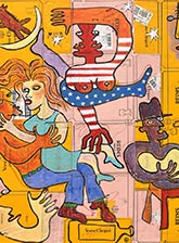 Painting by Alexander Kaletski on exhibition at Anna Zorina Gallery in Los Angeles, CA, February 14 - March 25, 2023, 020823
