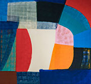 Abstract painting by Anna Kunz on exhibition at Berggruen Gallery in San Francisco, Jan 12 - February 18, 2023, 010823