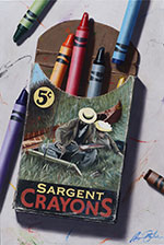 Painting by Ben Steele on exhibition at Friesen + Lantz in Ketchum, Idaho, December 30 - January 24, 2023, 011623