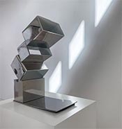 Sculpture by Beverly Pepper available from James Barron Art in Kent, Connecticut, March 2023, 031023