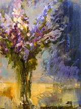 Floral artwork by Cynthia Packard available from Chase Young Gallery in Boston, February 2023, 011223