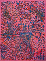 Painting by EJ Hauser on exhibition at Parrasch Heijnen Gallery in Los Angeles, CA, February 11 - March 18, 2023, 020823