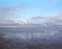 Painting by Fred Holcomb on exhibition at Linda Hodges Gallery in Seattle, WA, January 5 - 28, 2023, 010523