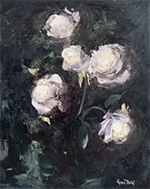 Floral painting by Grace Diehl, title, The Epitome of Perfection, available from Zatista.com, 030923