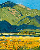 Landscape painting by Jivan Lee on exhibition at Altamira Fine Art in Jackson, WY, January 24 - February 4, 2023, 011623