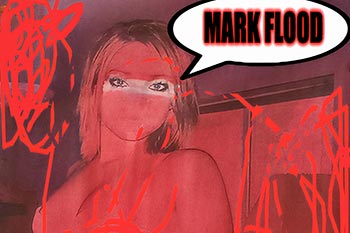 Mark Flood exhibition at Reeves Art and Design, 022323