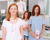 Color photograph by Tina Barney on exhibition at Kasmin Gallery in New York, March 2 - April 22, 2023, 021823