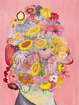 Painting by Vanessa Prager on exhibition at Diane Rosenstein Gallery in Los Angeles, CA, February 14 - April 1, 2023, 021023