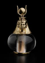 Gold and rock crystal object, dated 743-712 BCE on exhibition at the High Museum of Art in Atlanta, Georgia, June 2 - September 3, 2023, 053123
