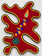 Artwork by Carlos Rosales-Silva on exhibition at Sargent's Daughters in Los Angeles, CA, April 1 - May 13, 2023, 040723