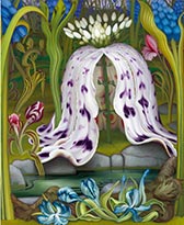 Painting by Inka Essenhigh on exhibition at Miles McEnery Gallery in New York, April 27 - June 3, 2023, 050423 and 051923