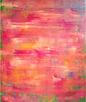 Abstract painting by Ivana Olbricht, title, The Sun in the grass, available from Zatista.com, TX, 071123