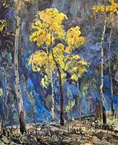 Landscape painting by Johnny DeFeo available from Cris Worley Fine Arts in Dallas, TX, May 2023, 040123