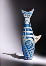Glass art by Preston Singletary available from Traver Gallery in Seattle, WA, April 2023, 040523